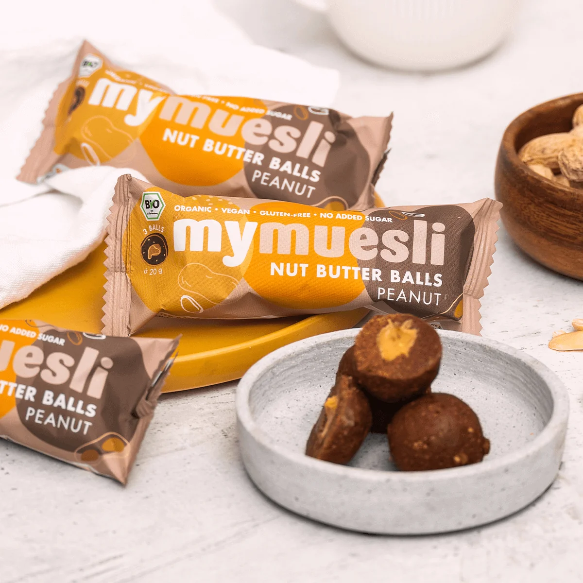 7x3 Nut Butter Balls Erdnuss - Image 2